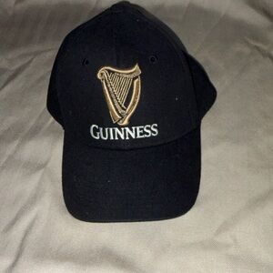 Guinness Black Hat with Gold Emblem